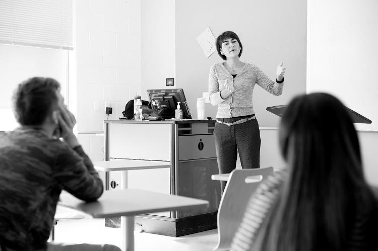  Students taking the interdisciplinary pilot course The Science and Rhetoric of Climate Change are learning how to articulate to others what is (and isn’t) known about the topic, and how scientists have reached their conclusions.